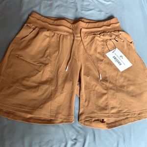 NEW Zyia dark khaki Canyon shorts